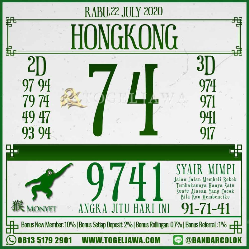 Prediksi Hongkong Tanggal 2020-07-22