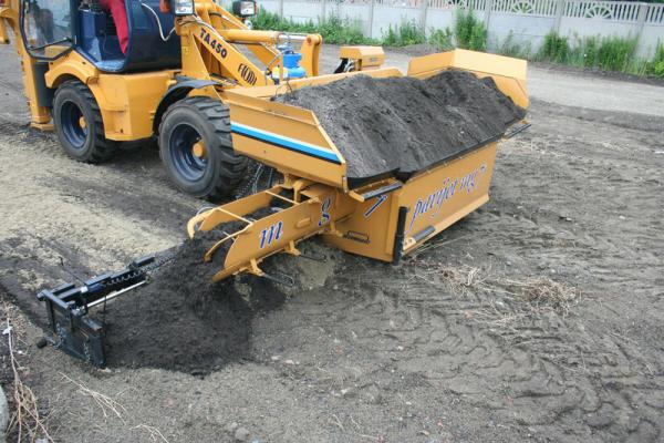Асфальтоукладчик для мини погрузчика