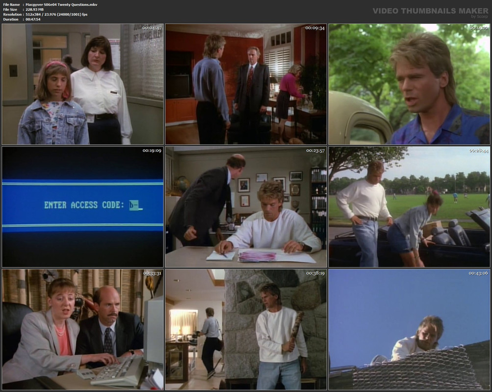 Macgyver S06e04 Twenty Questions.mkv