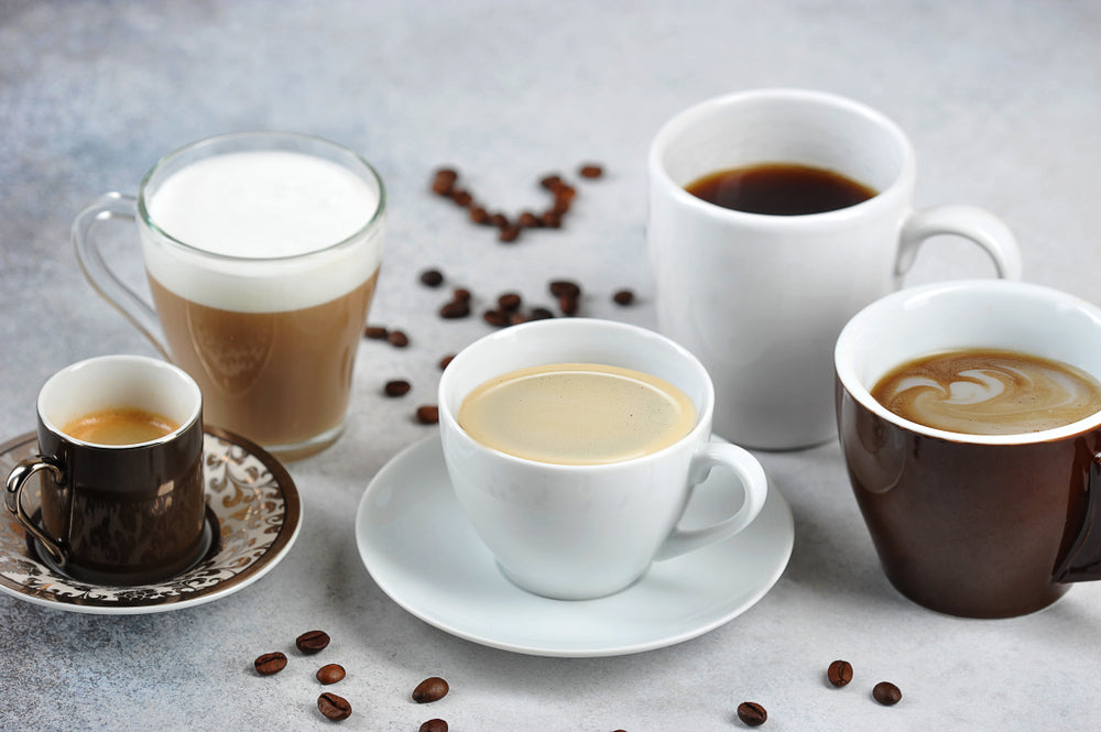 Different�Types of�Coffee�Drinks