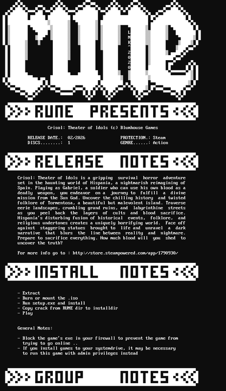 Crisol Theater of Idols RUNE