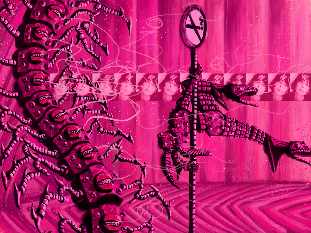 Pink Centipede