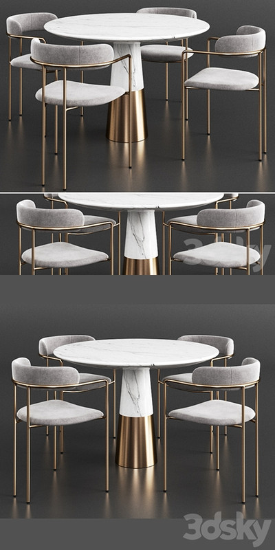 West Elm & CB2 Dinning Set 3