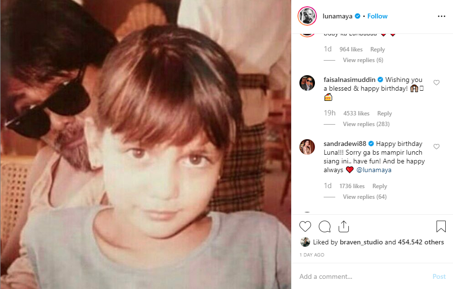 Komentar Sandra Dewi