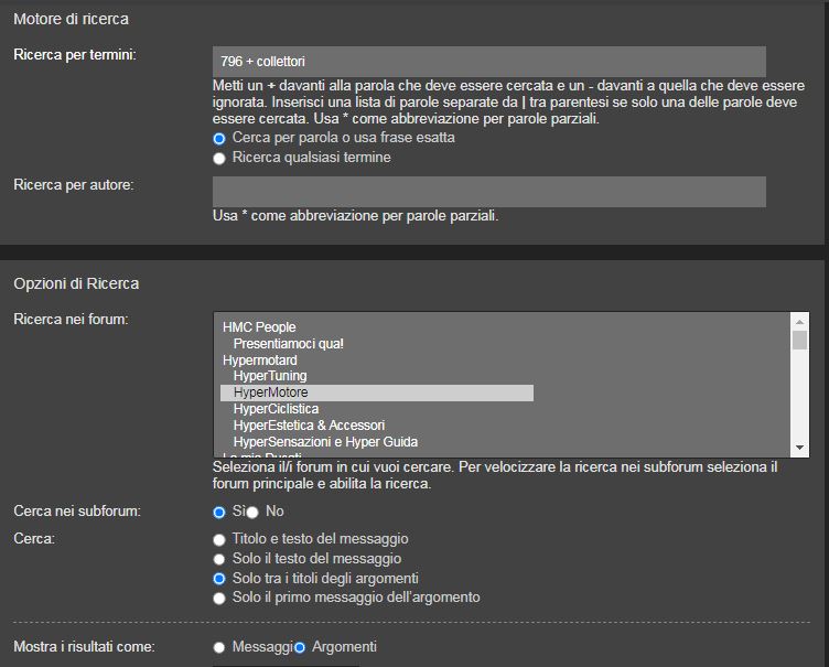 ricerca 796 collettori