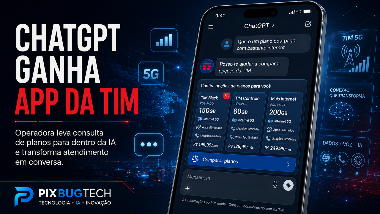 TIM entra no ChatGPT e mostra que o atendimento das operadoras quer sair dos menus e virar conversa