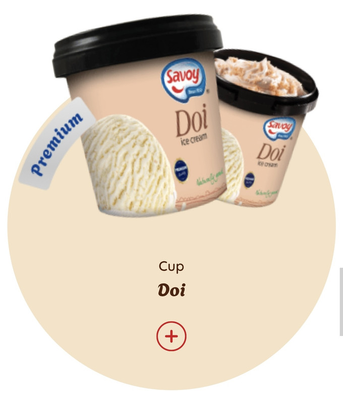 দই কাপ আইসক্রিম 