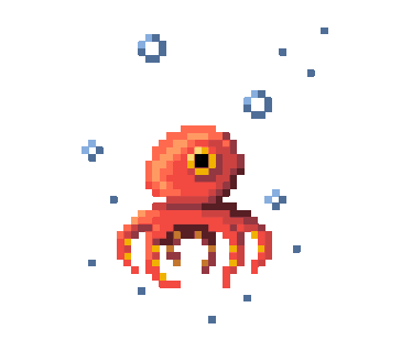 Octopus Pixel Deco
