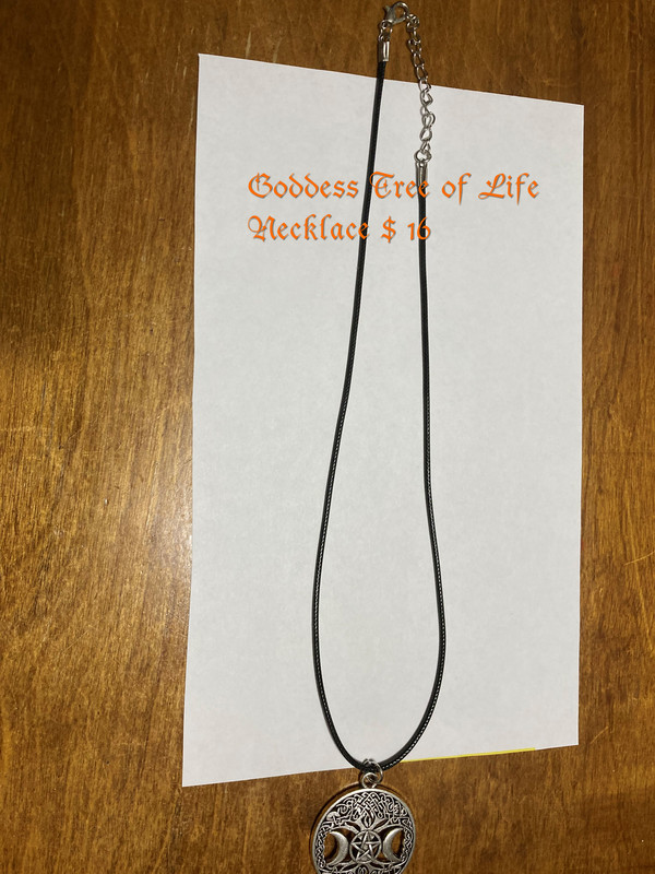 Triple Goddess Tree of Life necklace