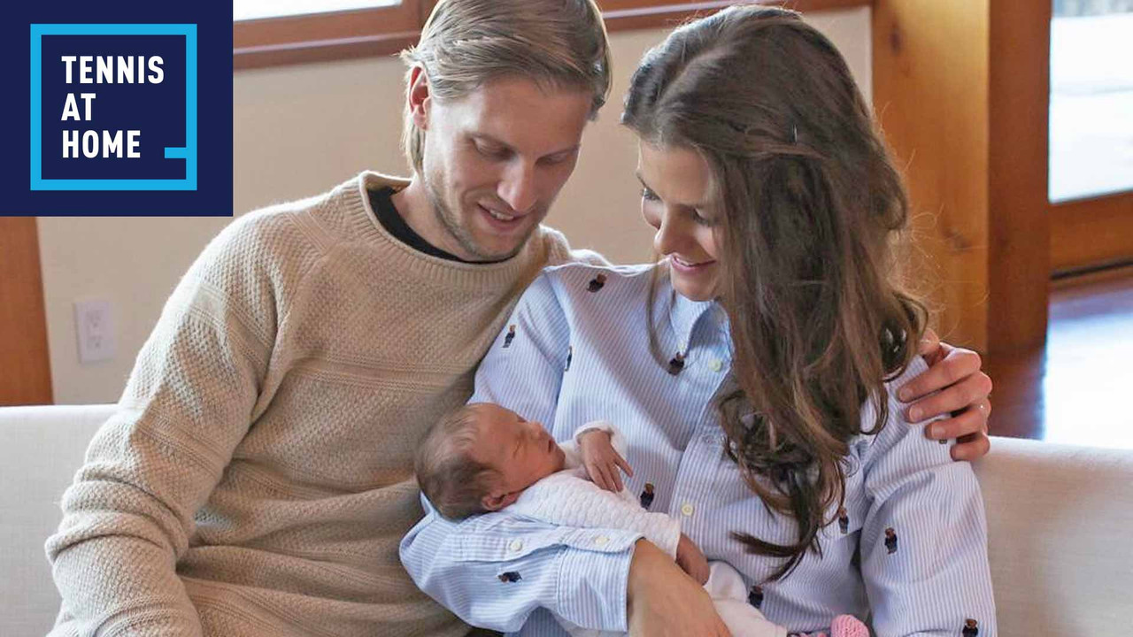 Andreas with his wife and daughter