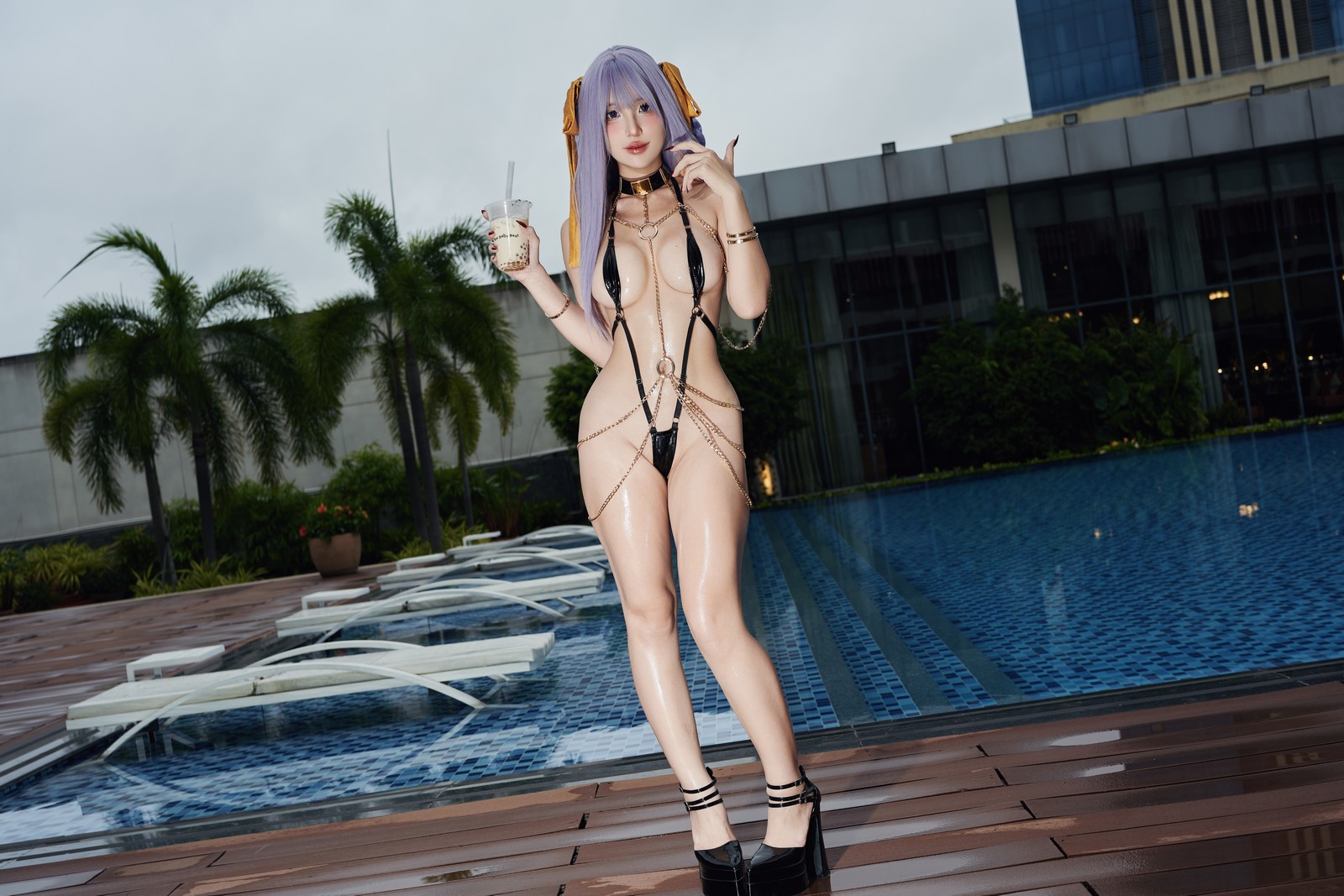 Puy Puy – BB Dubai Cosplay 写真+视频合集（184P+7V-1.41GB）FGO 人气角色插图2