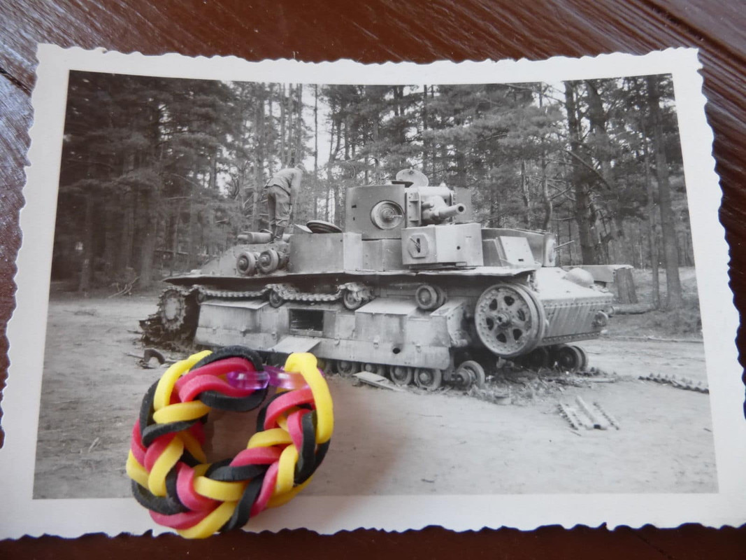 Foto 2.WK russischer Panzer groß tank russia