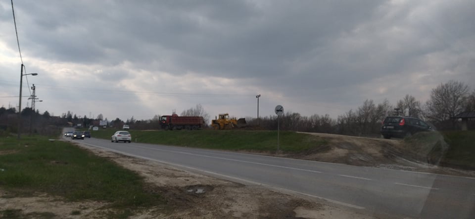 Bocke - Početak nasipa