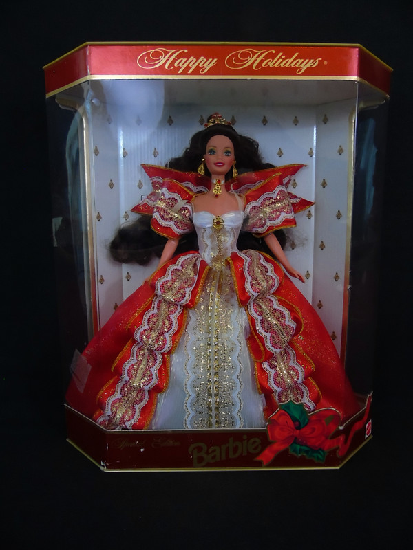 G.I.Barbie's Barbie, Doll & Hot Toys Collection. Happy-Holidays-10th-Anniversary-Barbie