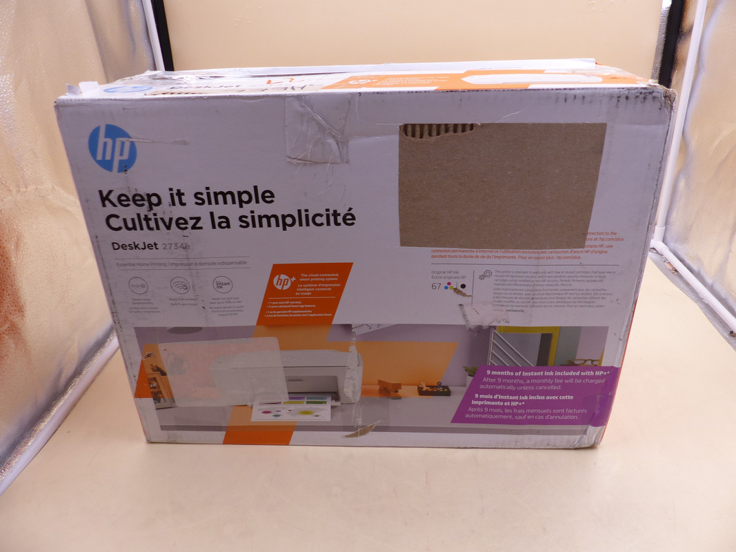 HP DESKJET 2734E 26K72A#B1H WIRELESS ALL-IN-ONE COLOR PRINTER SCANNER  COPIER | MDG Sales, LLC