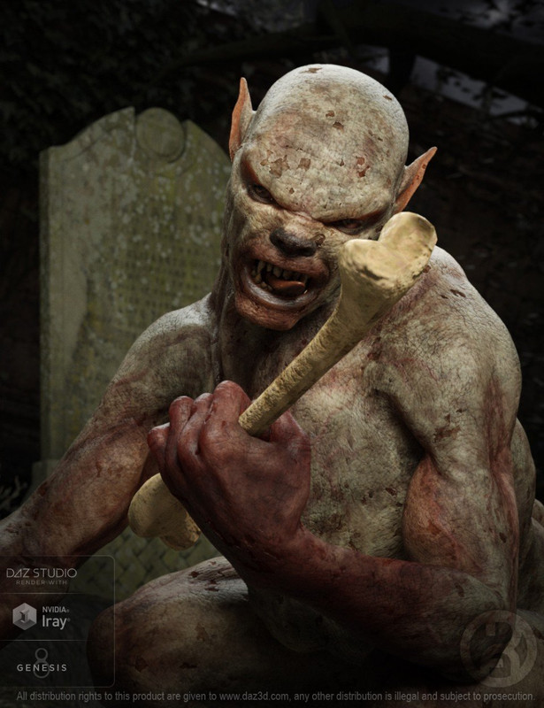 Gruesome Ghoul for Genesis 8 Male