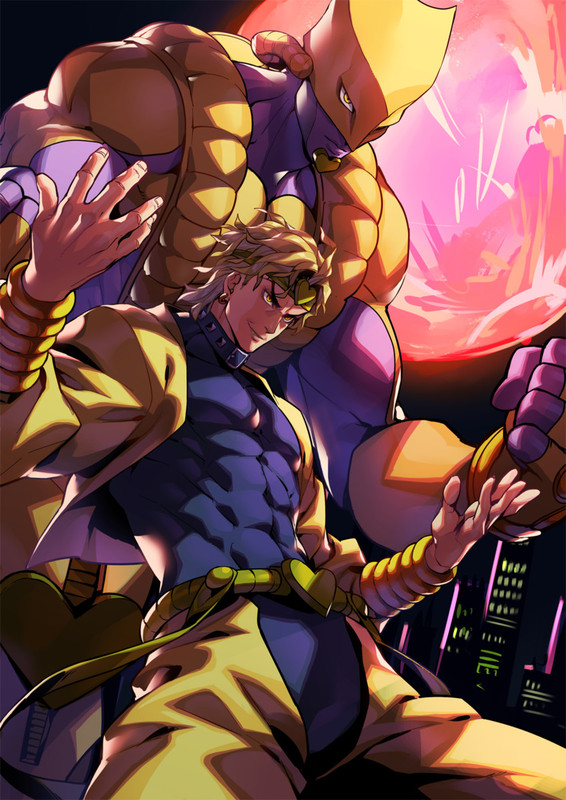 dio-brando-and-the-world-jojo-no-kimyou-