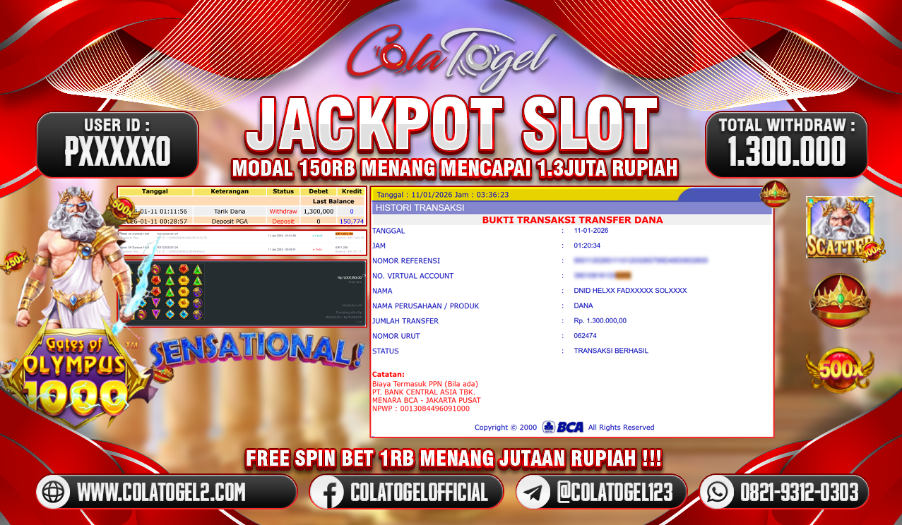 JACKPOT SLOT GACOR!!
