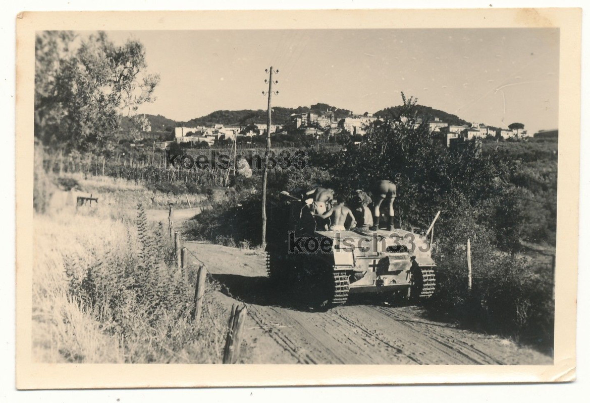 Foto Italien 1943 Fallschirmjäger Panzerjäger Pa
