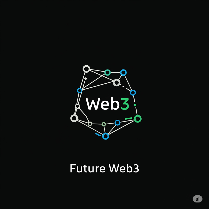 Illustration of futuristic Web3 concepts