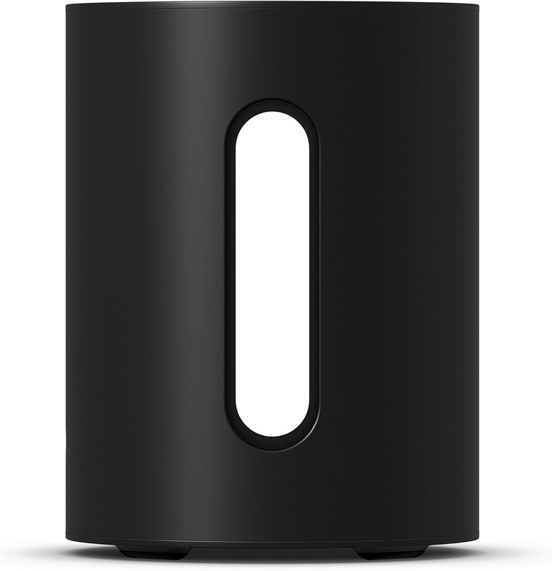 Sonos Sub Mini, Subwoofer Compatto con Bassi Intensi, Wi-Fi, Tecnologia Trueplay, Nero