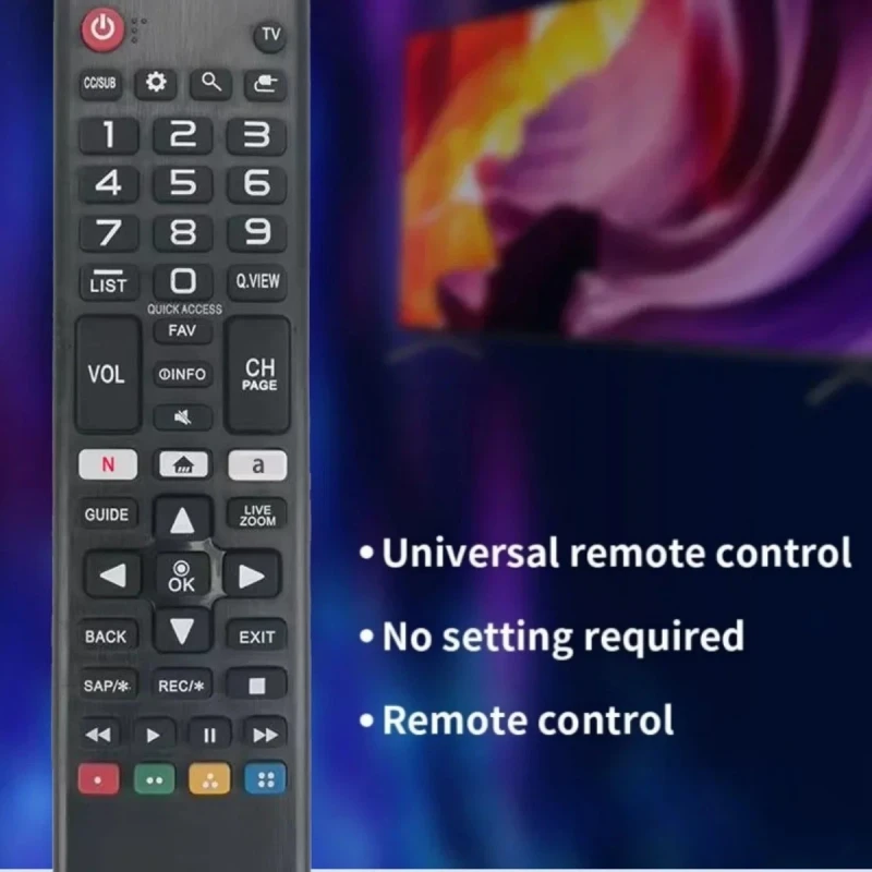 Universal LG Smart TV Remote Back View