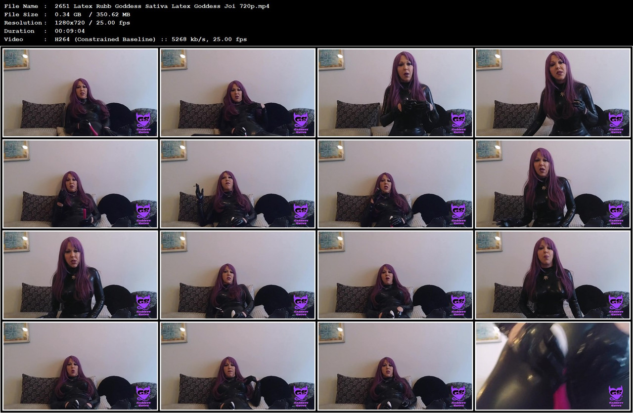 2651 Latex Rubb Goddess Sativa Latex Goddess Joi 720p mp4