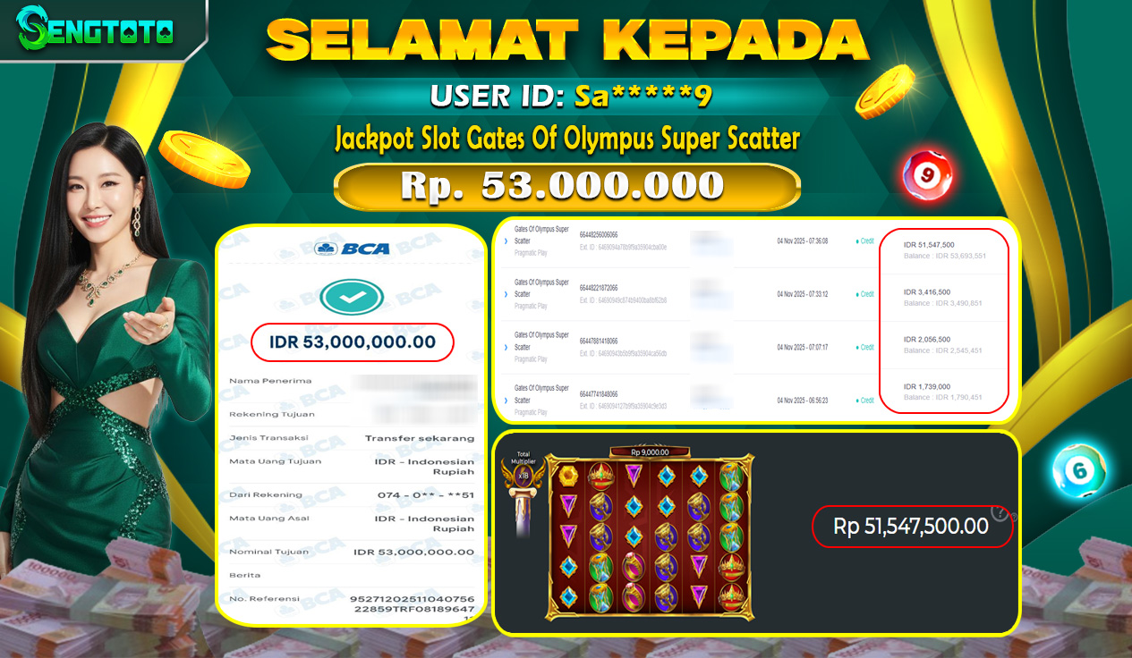 BUKTI PEMBAYARAN SLOT GATES OF OLYMPUS SUPER SCATTER