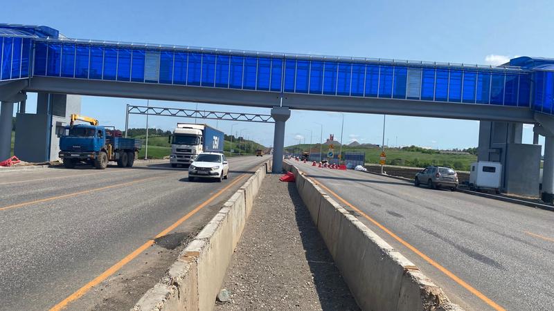 Остекление пешеходного перехода — результат после работ