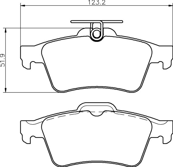 Ceramic Rear Brake Pad Set Ceramic Rear Brake Pad Set