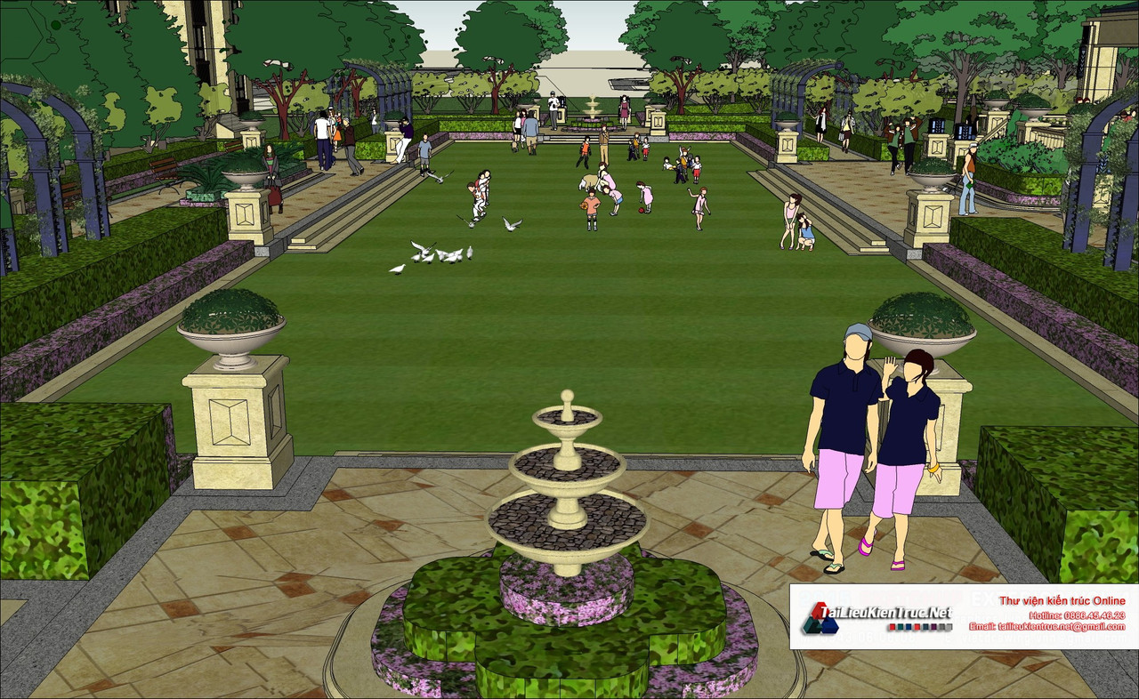 9-model-phoi-canh-3d-file-sketchup-biet-thu-lau-dai-phap-co68 (1