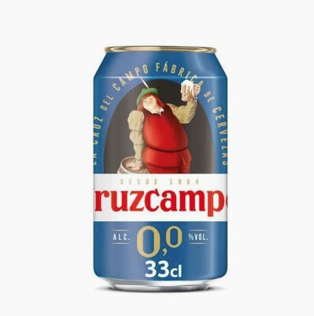 Cerveza Cruzcampo 0,0 (330 Ml.)