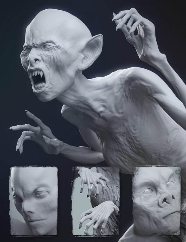 DAZ3d Undead Creature Creator HD Morph Pack for Genesis 3 Female