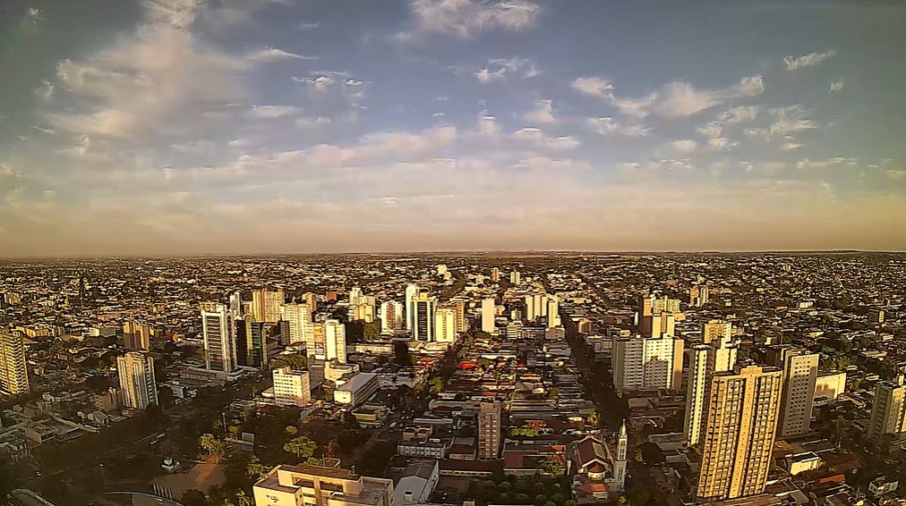 Campo Grande nesta manhã de quinta-feira