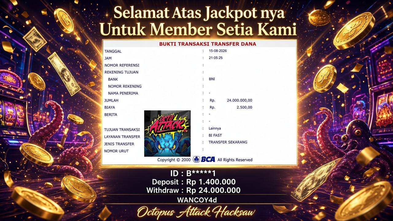 WANCOY4D Octo Attack Hacksaw RP.24.000.000 -LUNAS