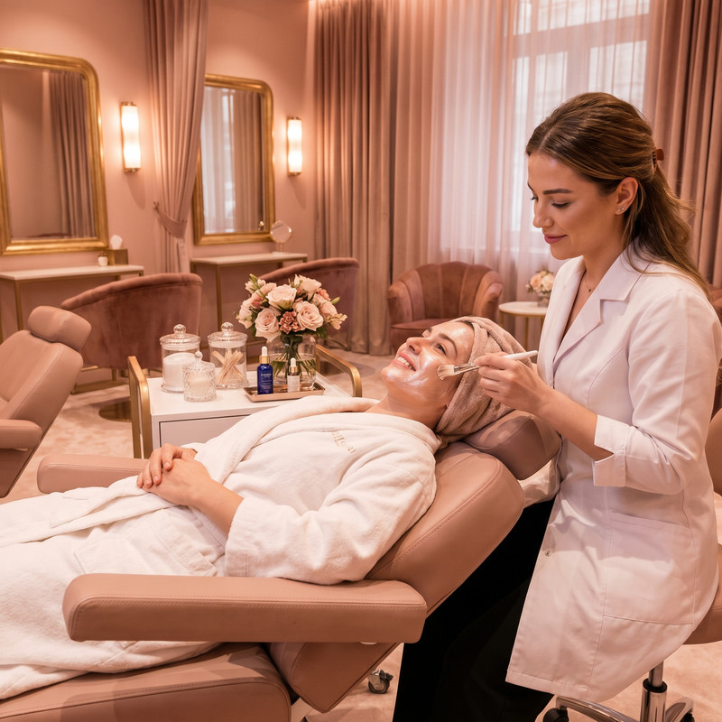 Bridal glow facial service