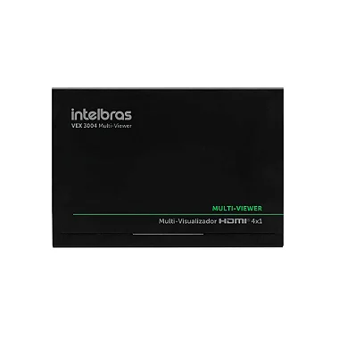 Multi-Visualizador Intelbras Vex 3004 com múltiplas conexões