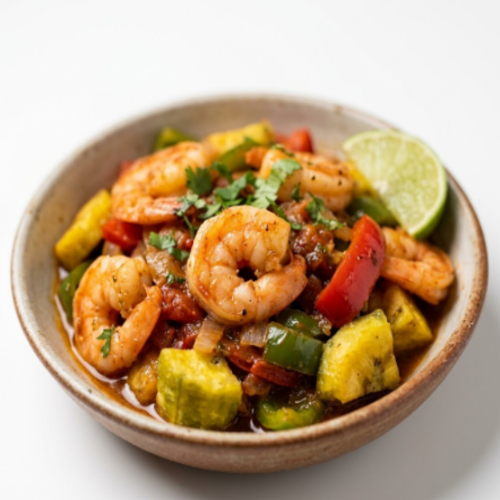 Salteado De Camarones