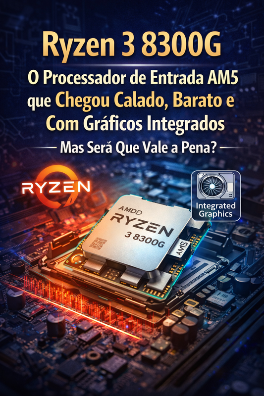 Ryzen 3 8300G: O Processador de Entrada AM5 que Chegou Calado, Barato e Com Gráficos Integrados – Mas Será Que Vale a Pena?