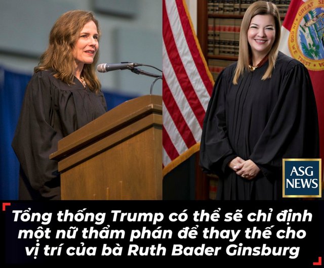 Thẩm phán Toà án Tối cao Ruth Bader Ginsburg qua đời 1
