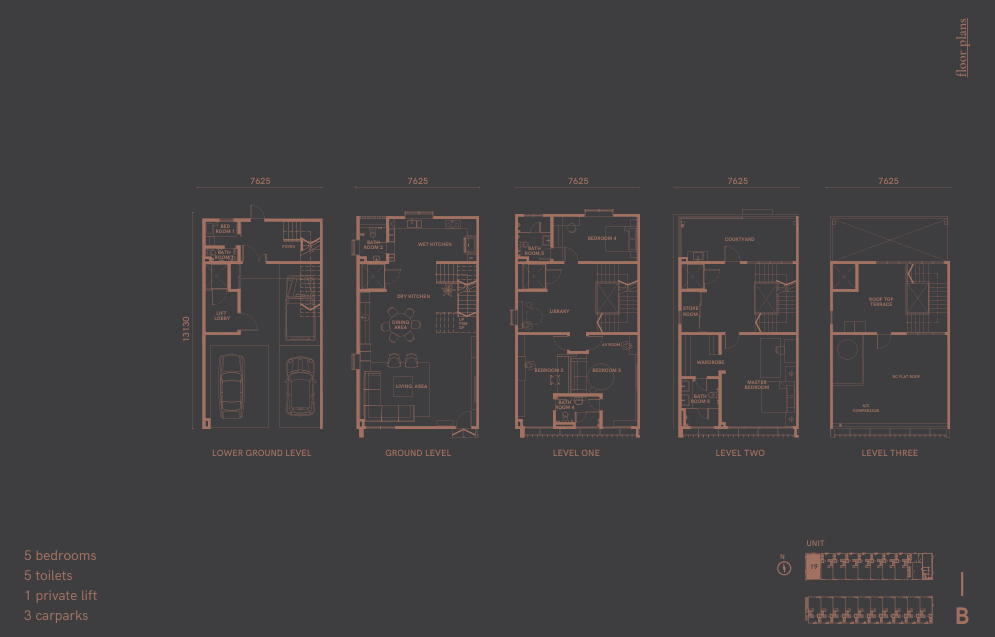 Enso Type B floor plan in Kayu Ara, Selangor
