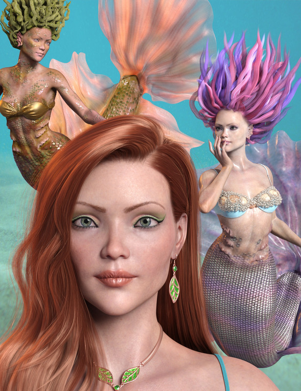 marinamermaidtripletforgenesis81femaleandcoral81tail00maindaz3d