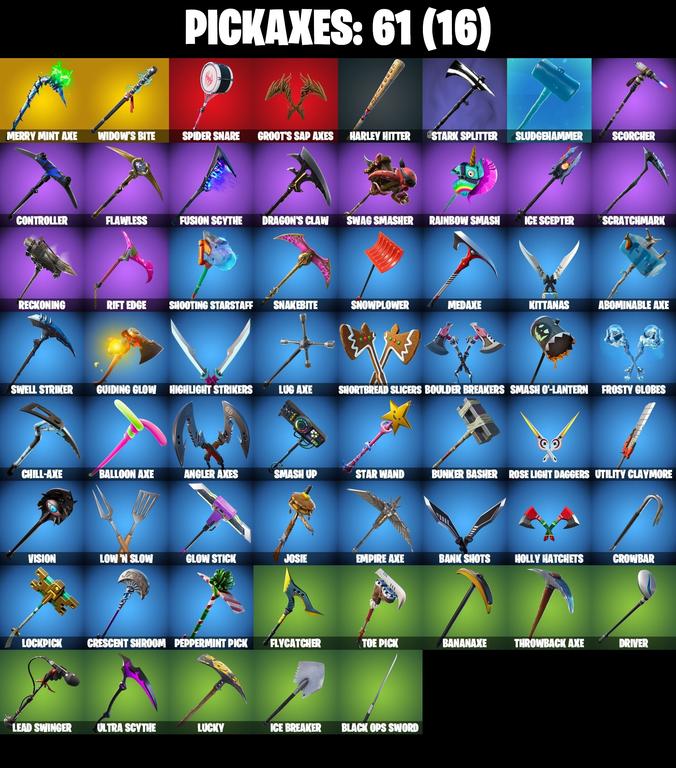 pickaxes comp