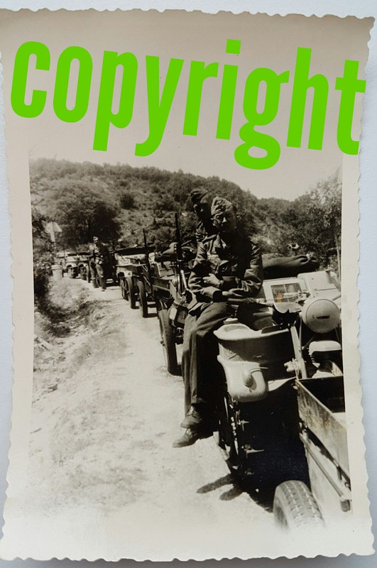 Foto Sdkfz NSU Kettenkrad Fallschirmjäger Kreta 7.Fallschirm Reg