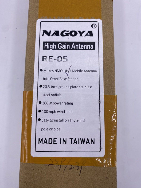 NAGOYA RE-05 ANTENNA 10MHZ~1.3GHZ GROUND REDICALS FOR MOBILE RADIOS SO239