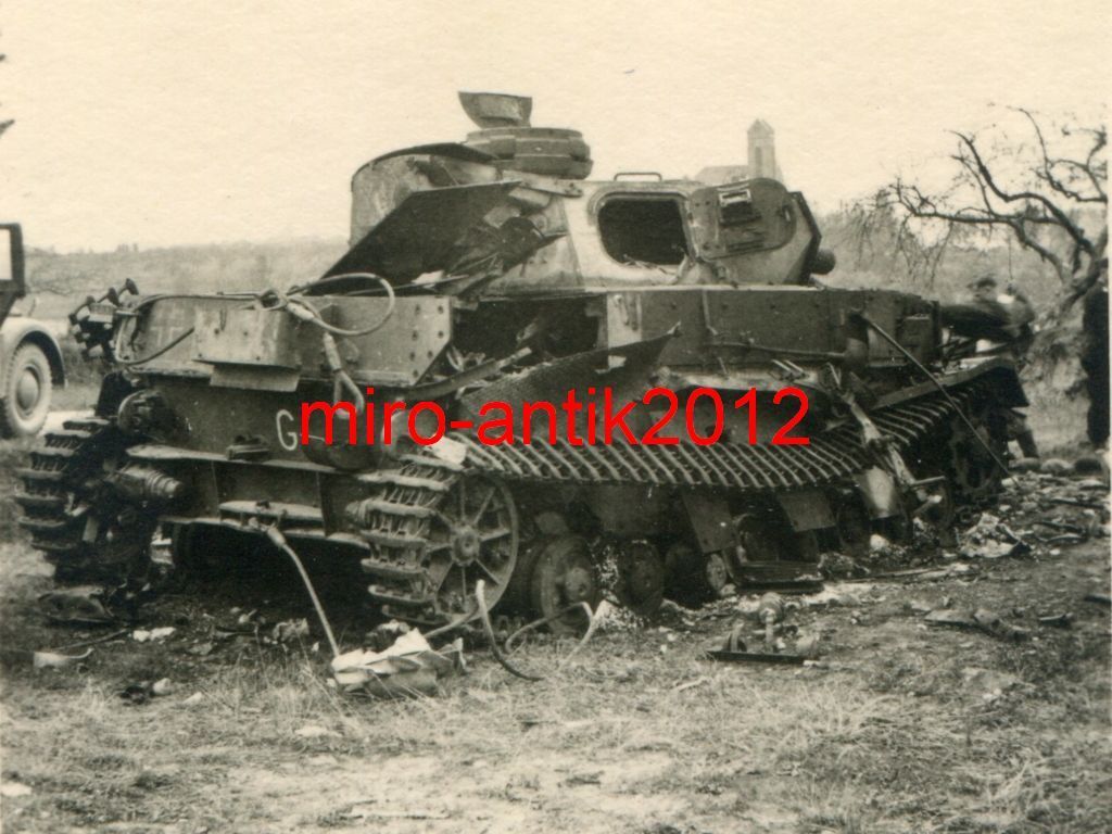 Panzer-Regiment 39, zerstörter Panzer des Regime