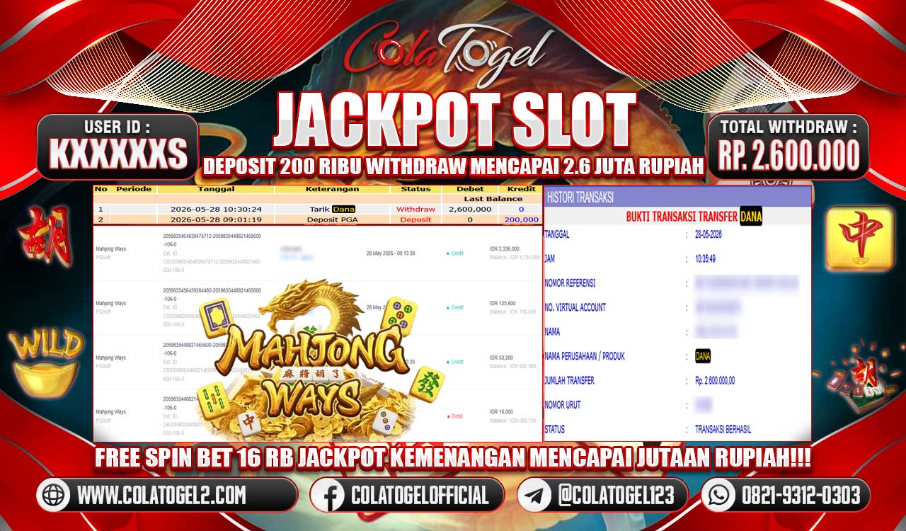 JACKPOT SLOT GACOR!!