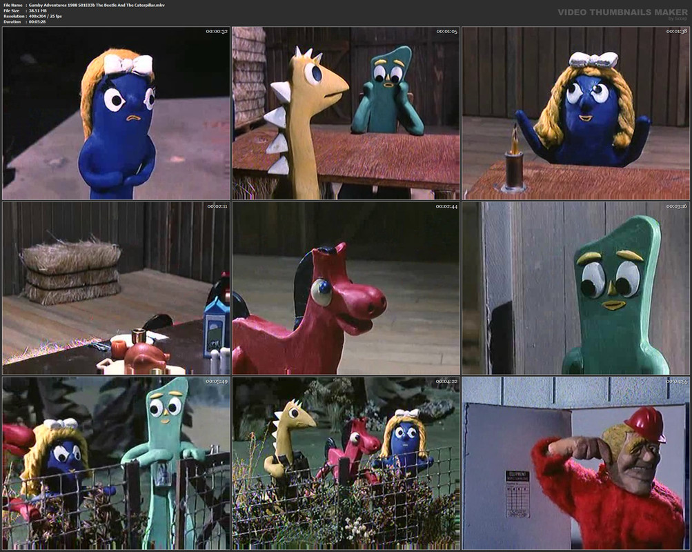Gumby Adventures 1988 S01E03b The Beetle And The Caterpillar.mkv