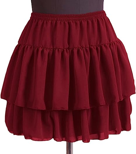 Women's Flared Short Skirts Basic Versatile Pleated Mini Skater Elastic Skirts - Picture 31 of 47