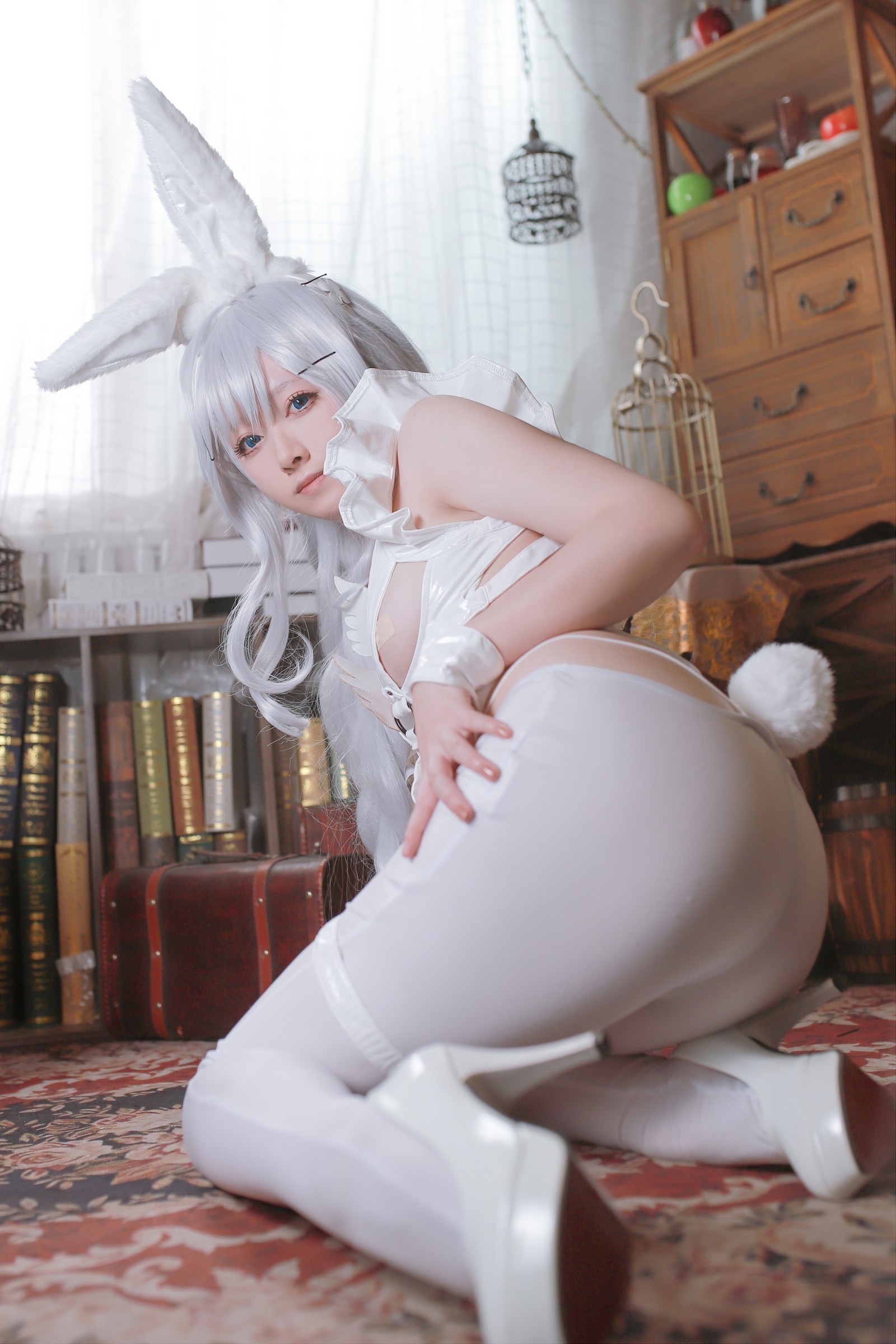 朝霧愛 – 恶毒 ル・マラン Cosplay 高清写真（27P-338.7M）碧蓝航线插图6